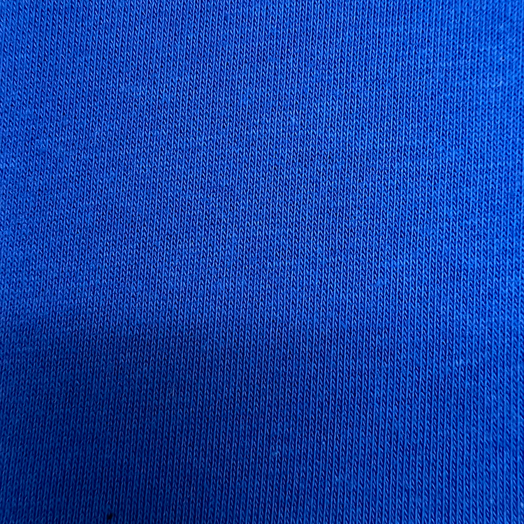 Tela de vellón de poliéster azul real para sudaderas, sudaderas con capucha y ropa casual