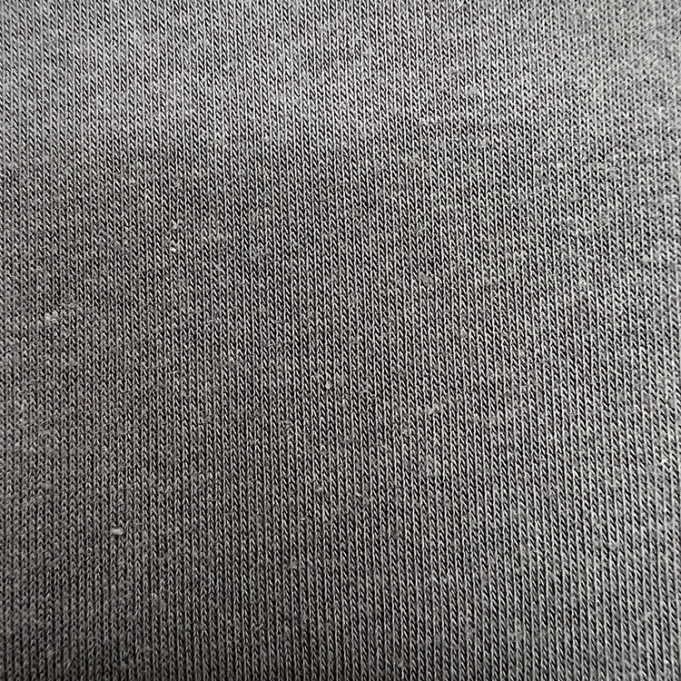 Carbón gris sólido sólido suave tela de vellón