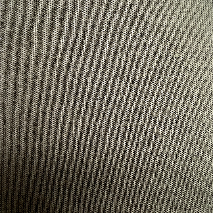 Tela de vellón estirado del bosque verde para coser ropa, sudadera