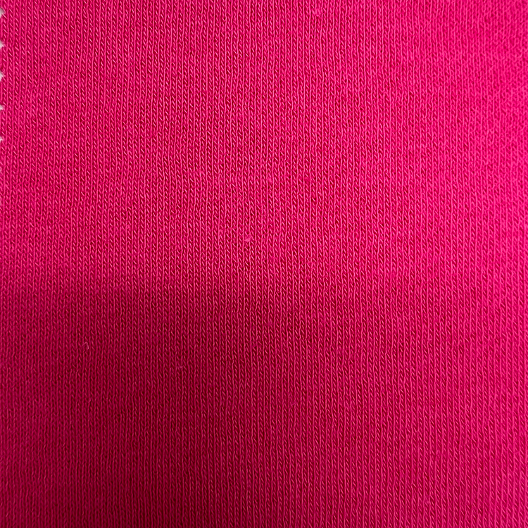 Tela de vellón de sudadera magenta roja